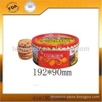 Circular Storage Tin Box, Printed Cookies Tin Box,The Biscuit Tin Box Wholesale